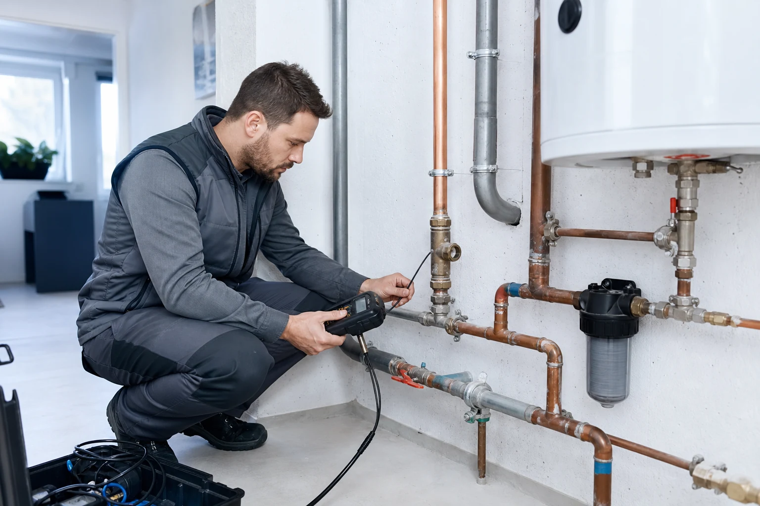 Wasserleitung reparieren oder zuerst Leckortung? Die richtige Reihenfolge bei Verdacht auf Leck