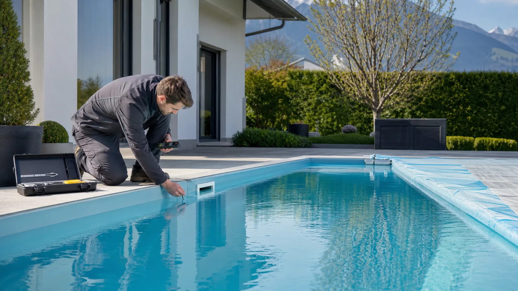 Pool verliert Wasser nach dem Winter: Frostschaden, Verdunstung oder Leck?