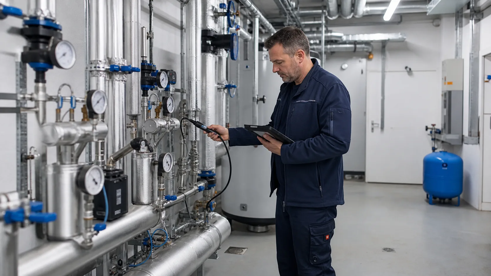 Druckverlust im Gewerbeobjekt: Wasserleitung prüfen, Leckortung planen und Betriebsunterbrechung vermeiden