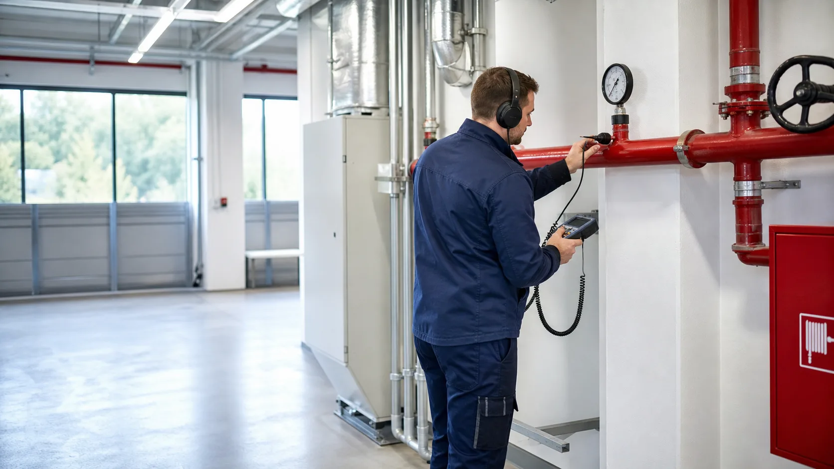 Hydrantenleitung verliert Druck: Leckortung in Gewerbeobjekten richtig vorbereiten