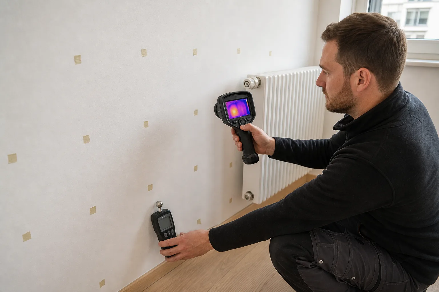 Thermografie und Feuchtemessung kombinieren