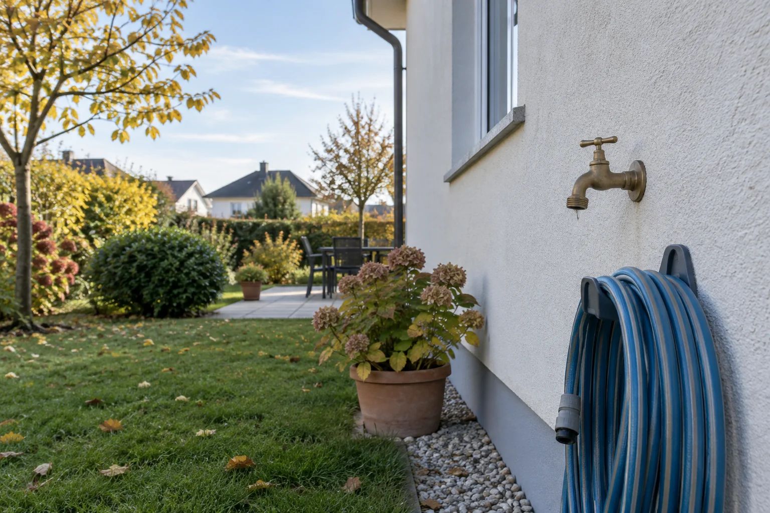 Gartenleitung winterfest machen: Einen möglichen Wasserverlust in Niederösterreich vorher klären