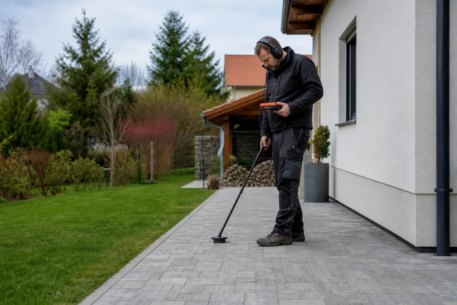 Leitungsweg als Grundlage für die Suchfläche