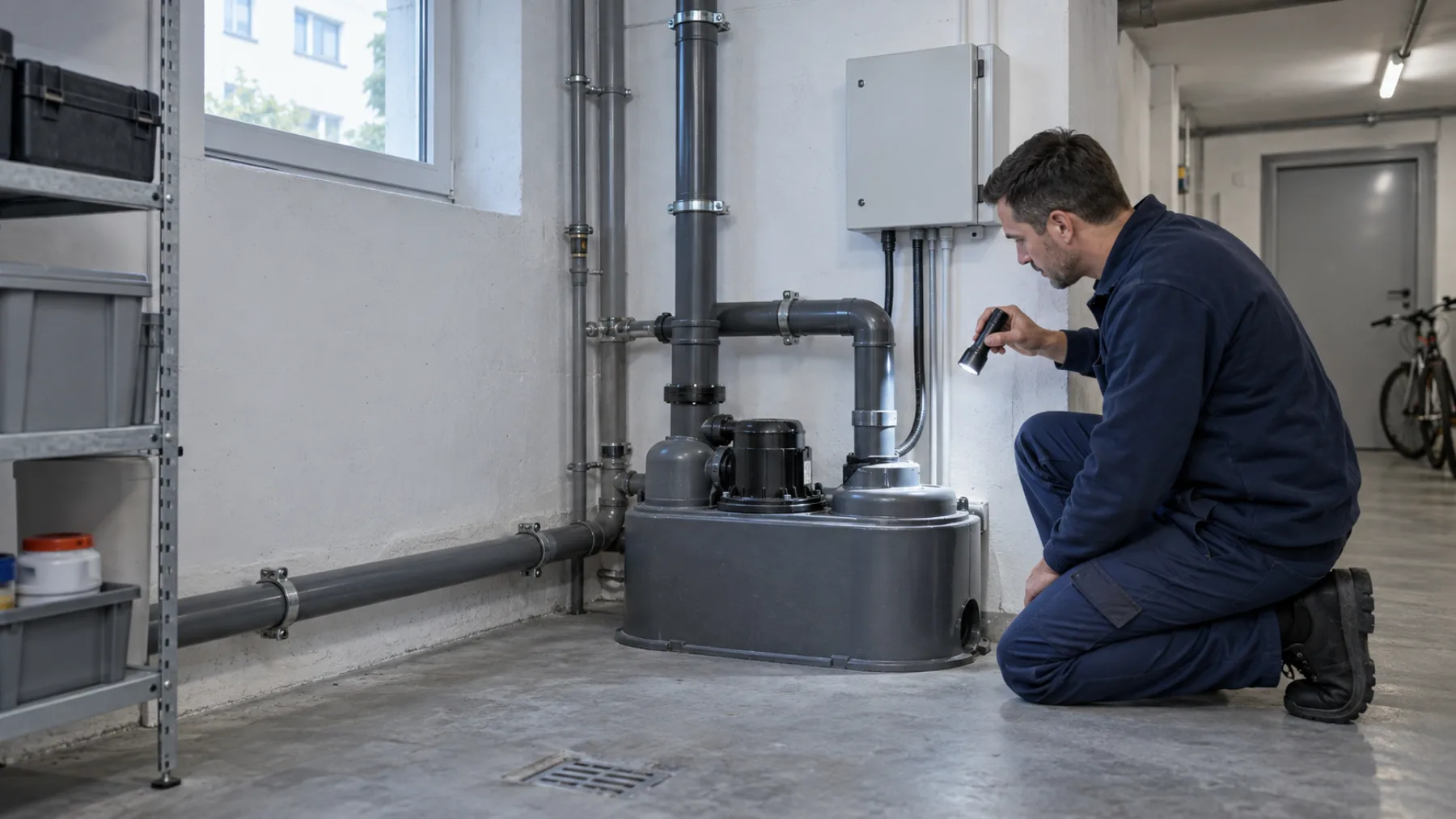 Hebeanlage Alarm: Was tun, wenn im Keller das Abwasser nicht sicher abpumpt?