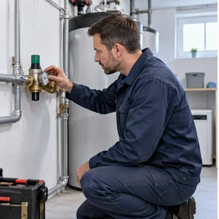 Hauswasserstation mit Druckminderer